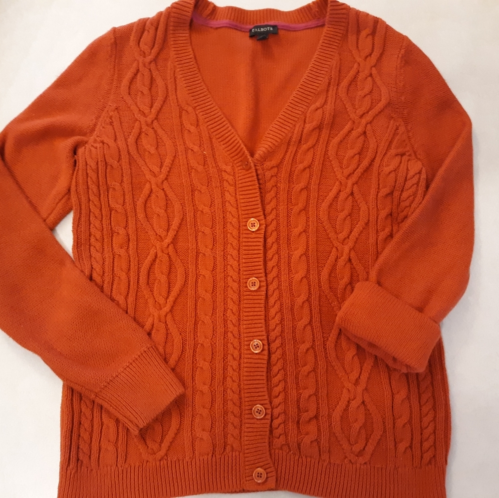 Talbots Chunky Fall Cardigan